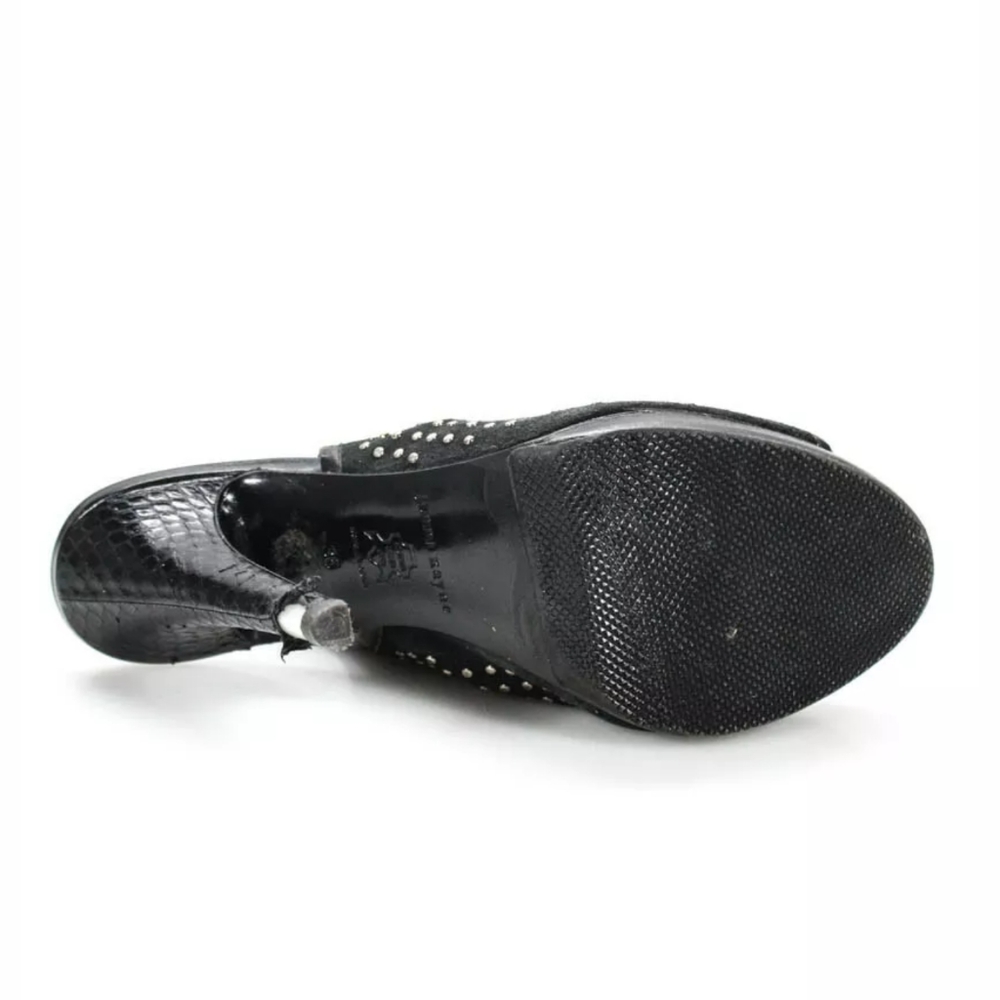 JENNI KAYNE PEEP TOE STUDDED SLINGBACKS PUMPS 36 - Picture 4 of 5